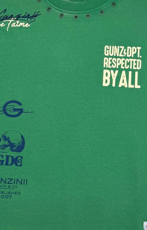 Gunzinii GUNZ & DPT Sleeveless Premium T-Shirt - Green