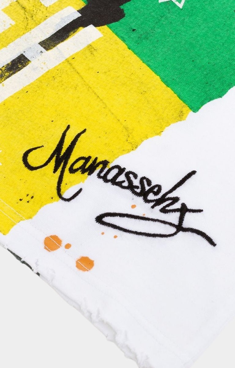 GFA Manasseh Sound Clash Oversized T-shirt - White/Yellow
