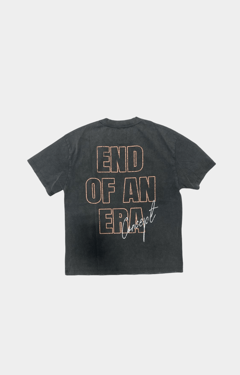Concept Doomsday - Black Wash Oversized T-Shirt