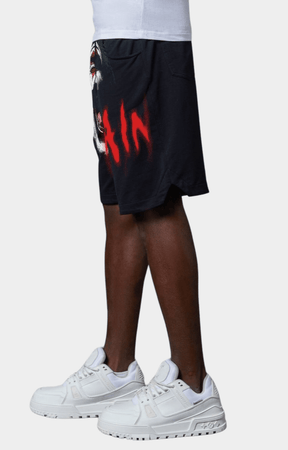 Pain Lab Joker Shorts - Black/Red