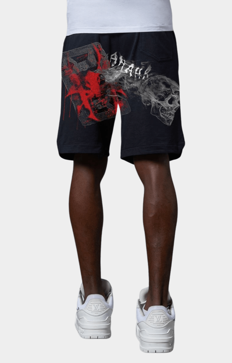 Pain Lab Joker Shorts - Black/Red