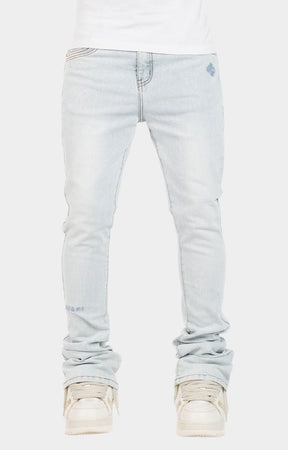Guapi Aqua Blue Basics Stacked Denim
