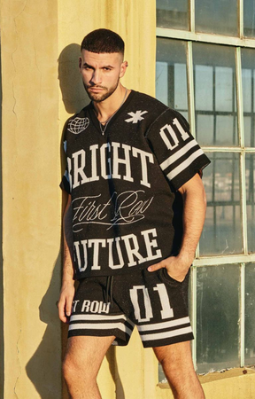 BRIGHT FUTURE VARSITY JACQUARD TEE