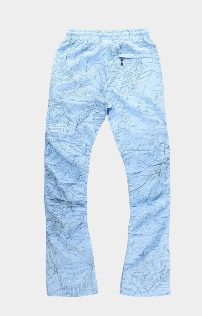Frost Originals Monico Nylon Stacked Pants - Blue