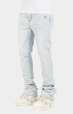 Guapi Aqua Blue Basics Stacked Denim