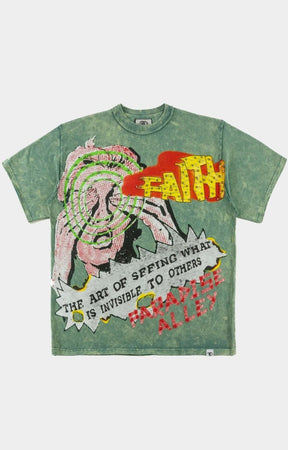 Frost Walk By Faith Box Tee - Green