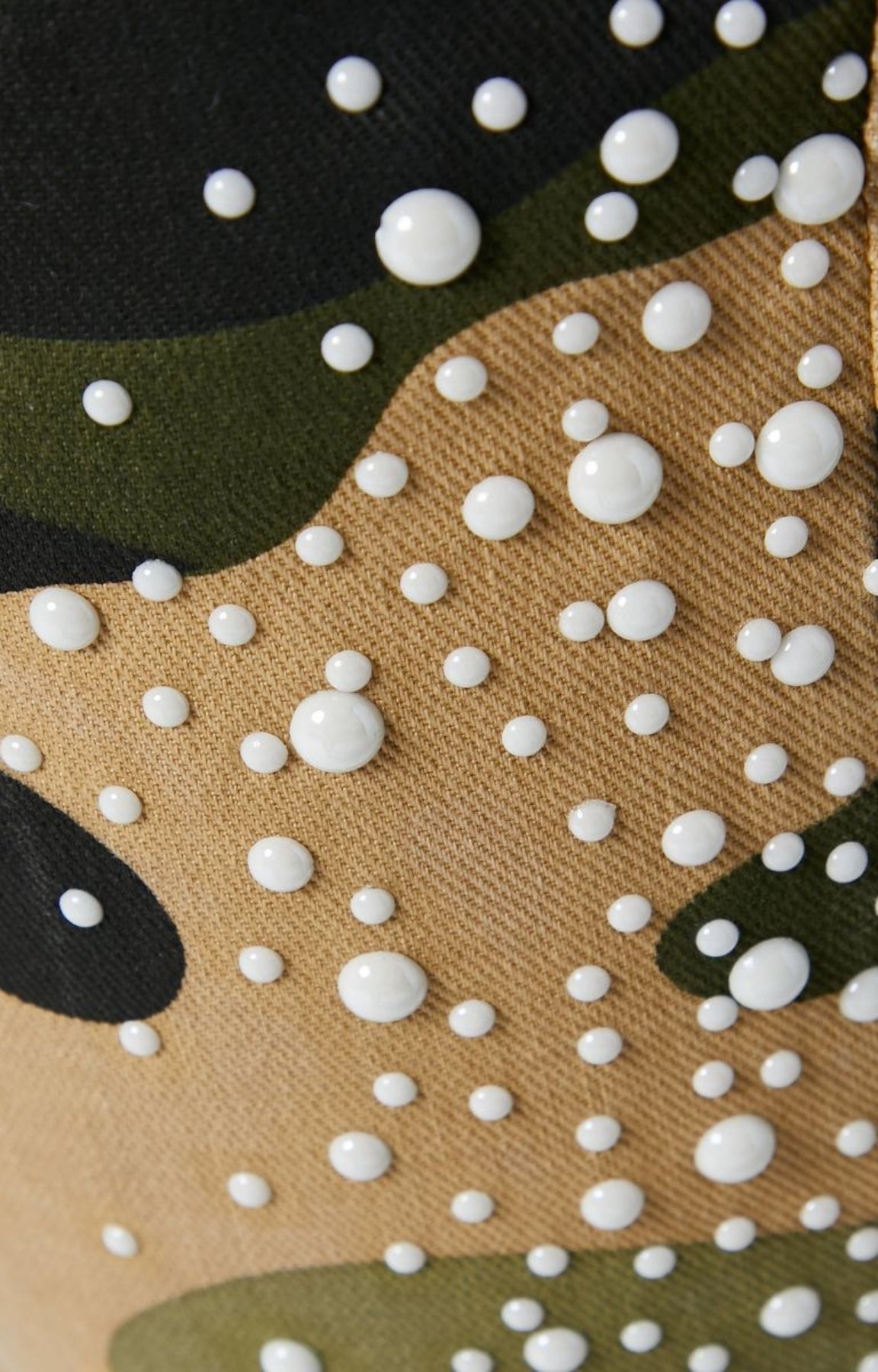Guapi Camo Pearls Embellished Denim