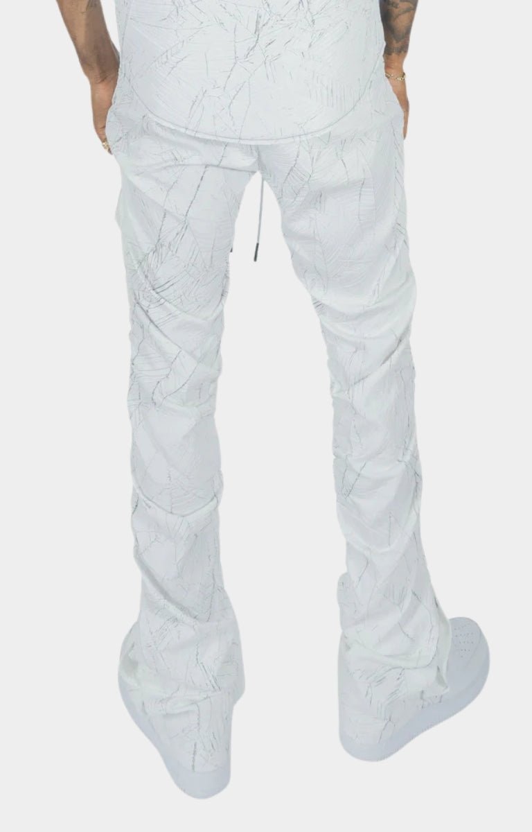 Frost Originals Monico Nylon Stacked Pants - White