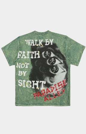 Frost Walk By Faith Box Tee - Green