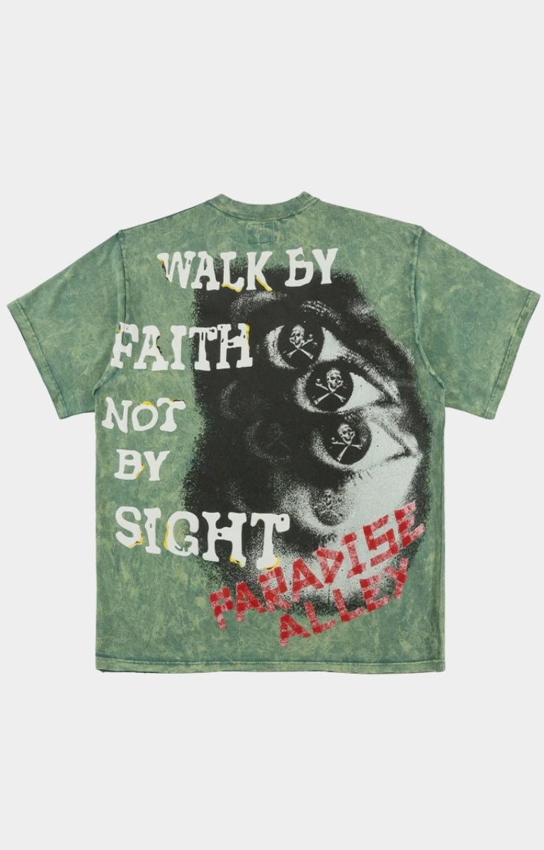 Frost Walk By Faith Box Tee - Green