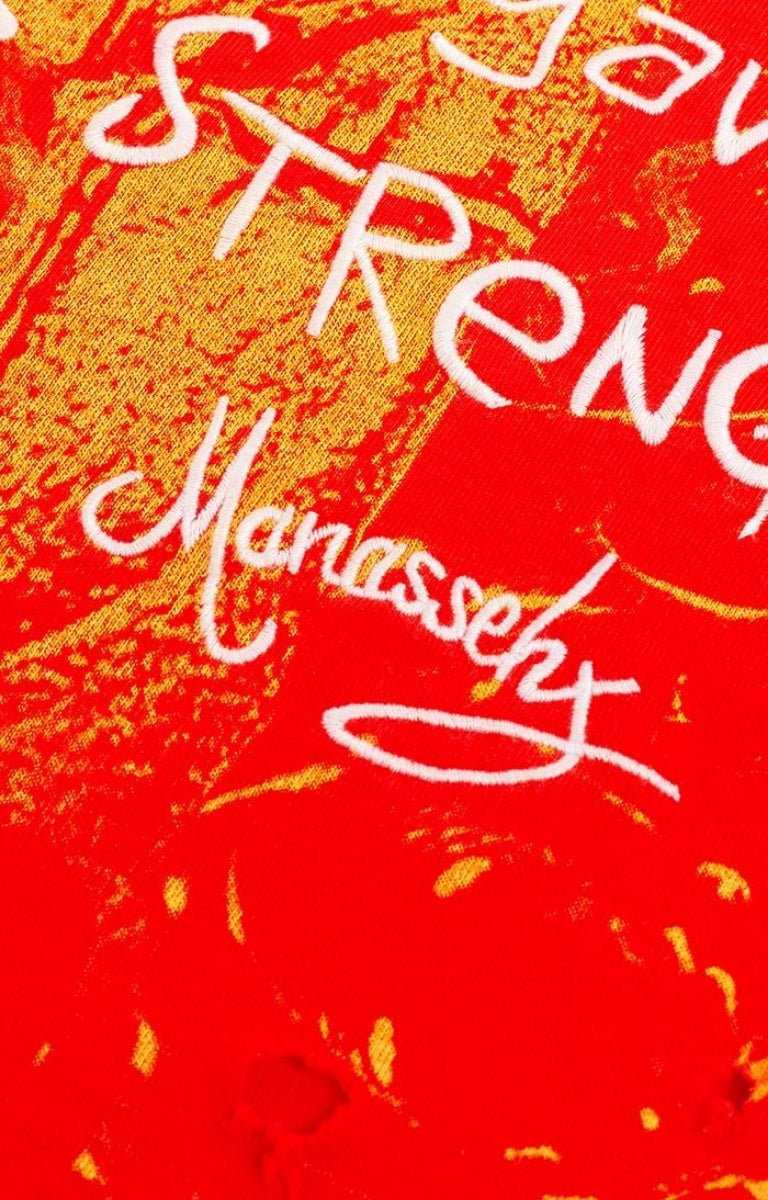 GFA Manasseh Beats Oversized T-shirt - Red/Orange