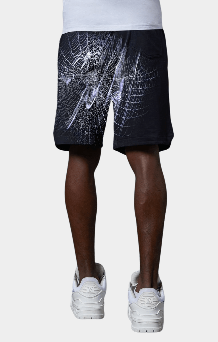 Pain Lab Nefertiti Graphic Shorts - Black