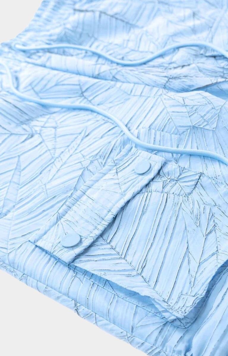 Frost Originals Monico Nylon Stacked Pants - Blue