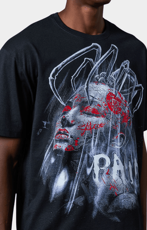 Pain Lab Nefertiti Graphic Shorts - Black