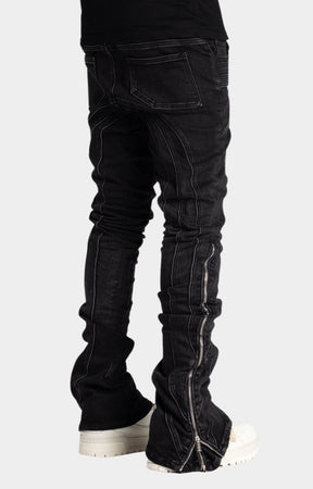 Guapi Iron Grey Chain Denim