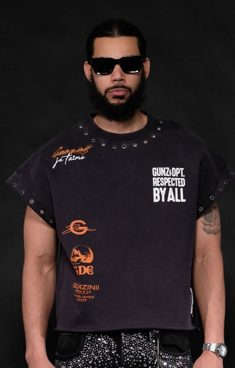 GUNZ & DPT T-SHIRT - BLACK