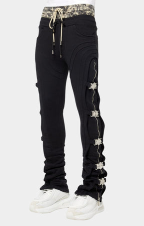 Guapi Obsidian Black Premium Sweat Pants
