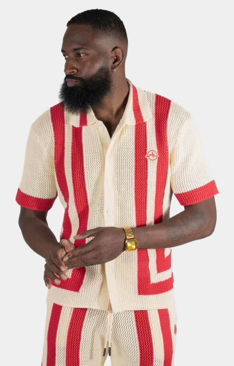 Prato Crochet Shirt - Natural