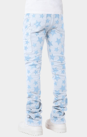 Guapi Aqua Blue Stars Denim