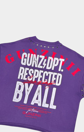 Gunzinii GUNZ & DEPT Sleeveless Premium T-Shirt - Purple