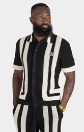 Frost Prato Crochet Shirt - Black