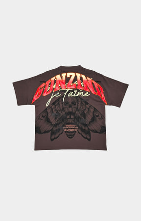 GUNZINII T-SHIRT - BROWN