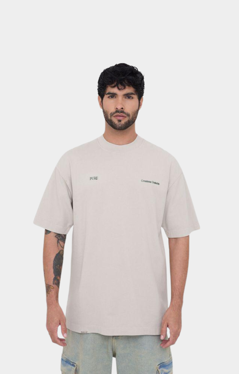 ÁUREA TAUPE ARCH T-SHIRT