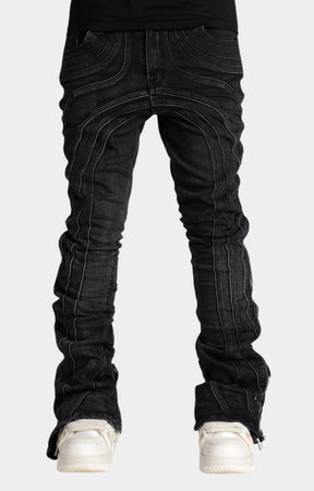 Guapi Iron Grey Chain Denim