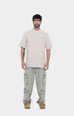 ÁUREA TAUPE ARCH T-SHIRT