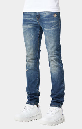 Guapi Royal Blue Basic Regular Denim