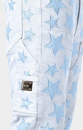 Guapi Aqua Blue Stars Denim