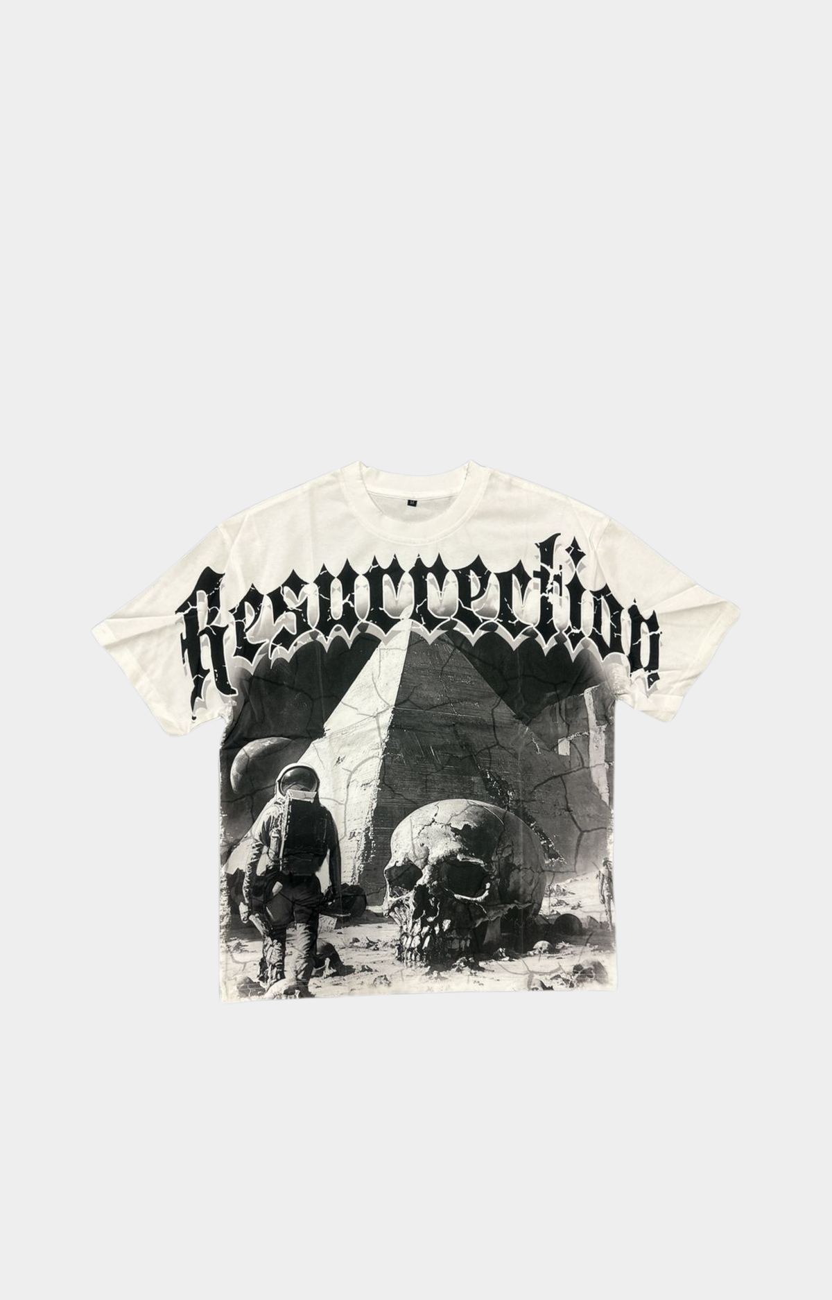 RESURRECTION - White Oversized T-Shirt