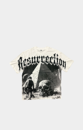 RESURRECTION - White Oversized T-Shirt
