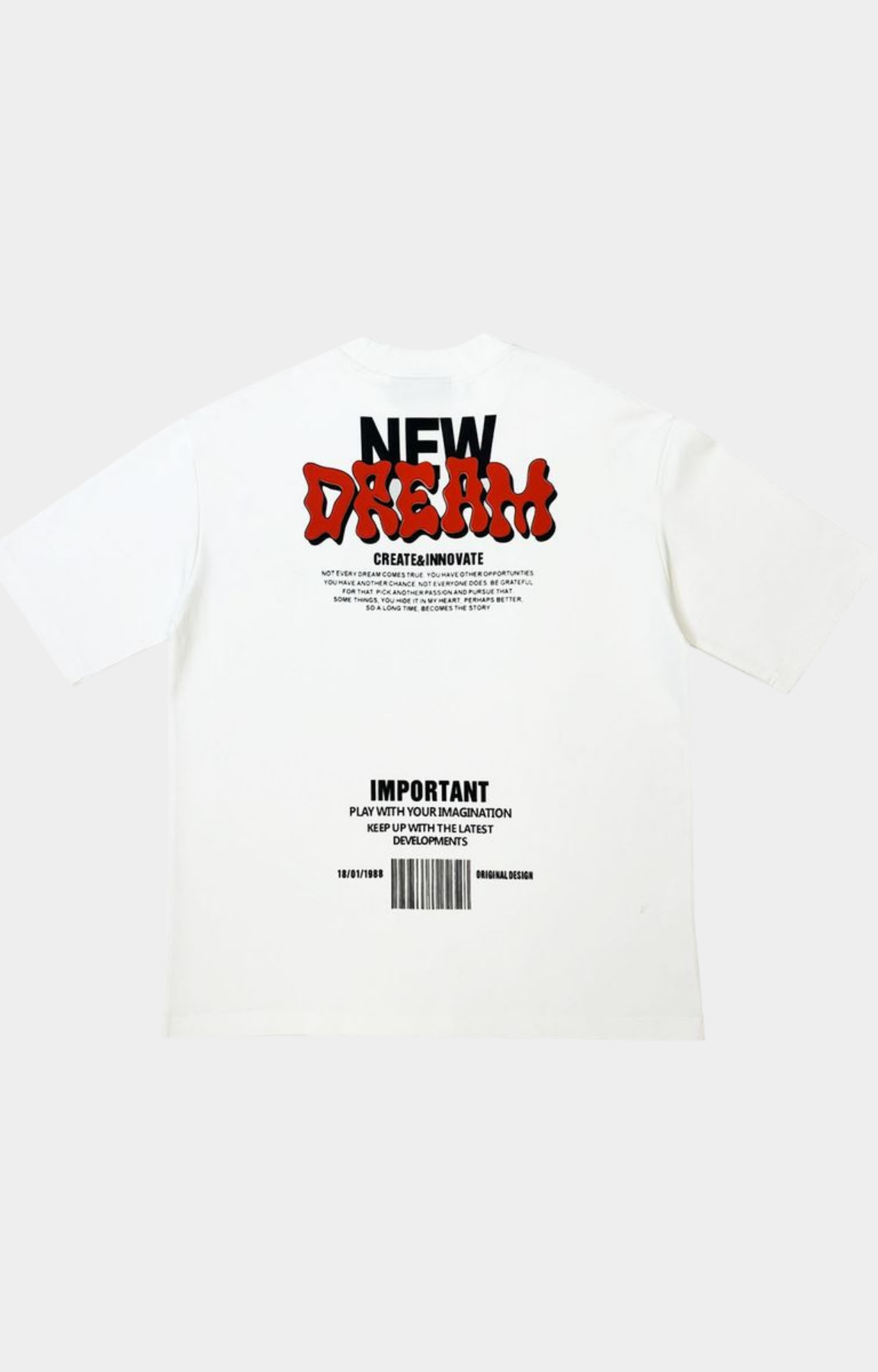 Dream Short Sleeve 3D Graphic Tee