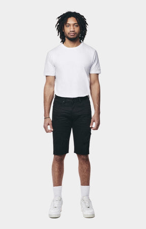 Smoke Rise 'Essential' Denim Shorts (Jet Black)