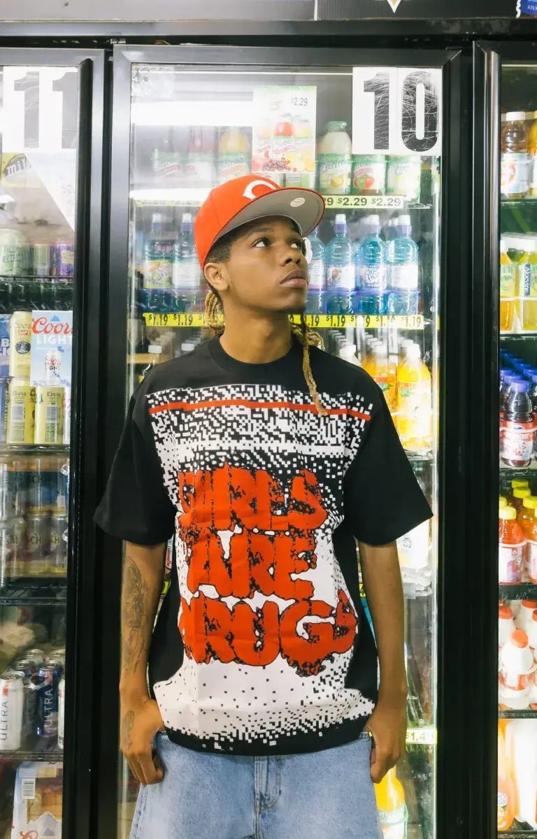 Essence Girls Are Drug Tee - Black