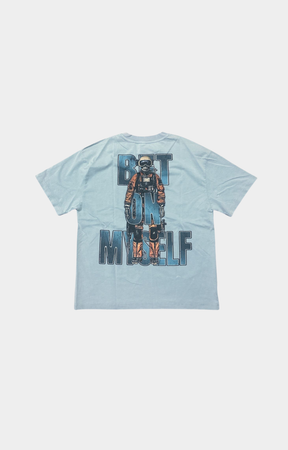 Skier Blue Wash T-Shirt