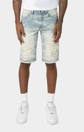 Smoke Rise 'Essential' Denim Shorts (SEVILLE BLUE)