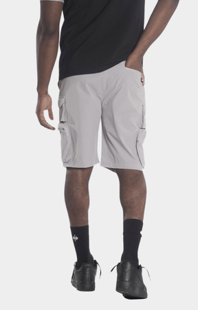 Makobi Colton Nylon Cargo Shorts - Gray