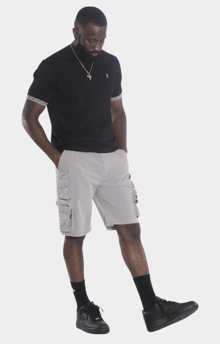 Makobi Colton Nylon Cargo Shorts - Gray
