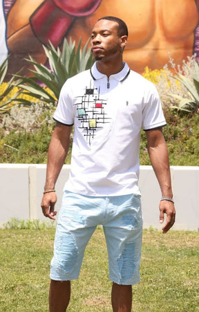 Art Basel Polo Shirt - White