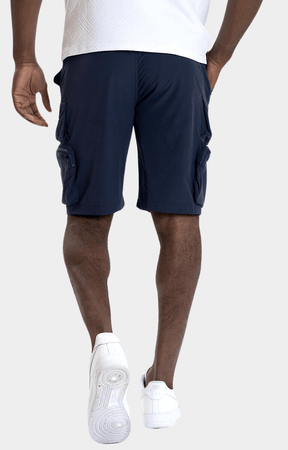 Makobi Colton Nylon Cargo Shorts - Navy