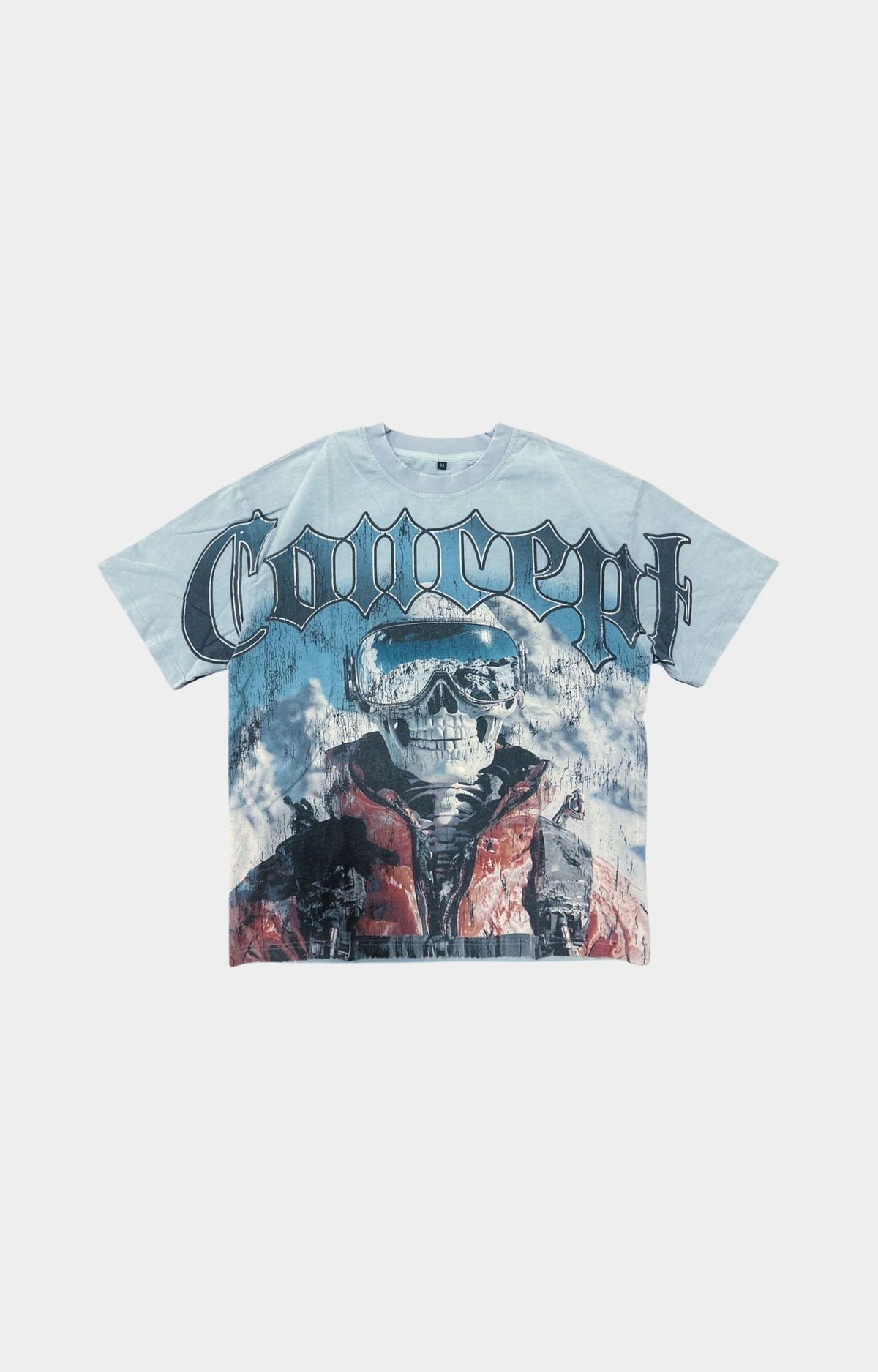 Skier Blue Wash T-Shirt