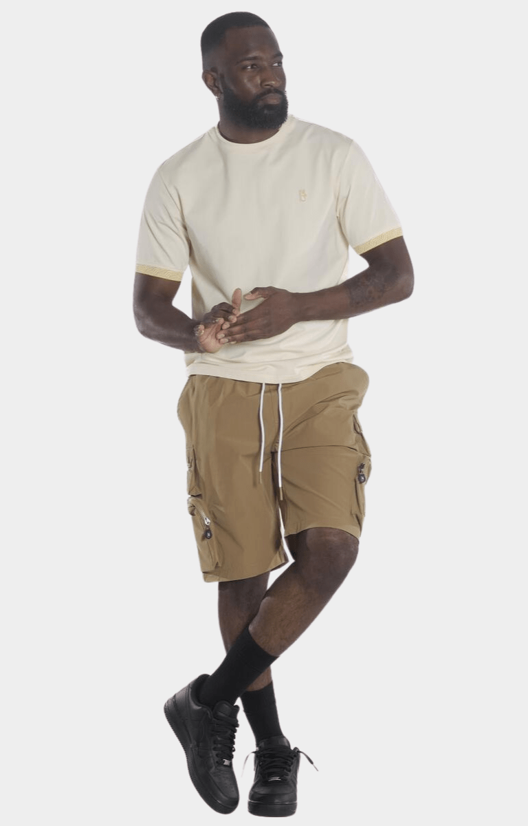 Makobi Colton Nylon Cargo Shorts - Mocha