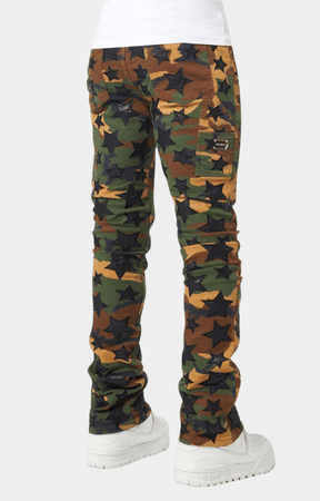 Guapi Camo Stars Denim Pants