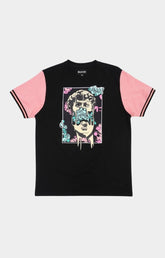 Makobi David Tee - Black/Salmon
