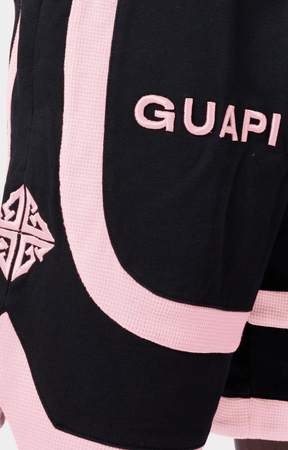 Guapi Obsidian Black Sweat Shorts V2