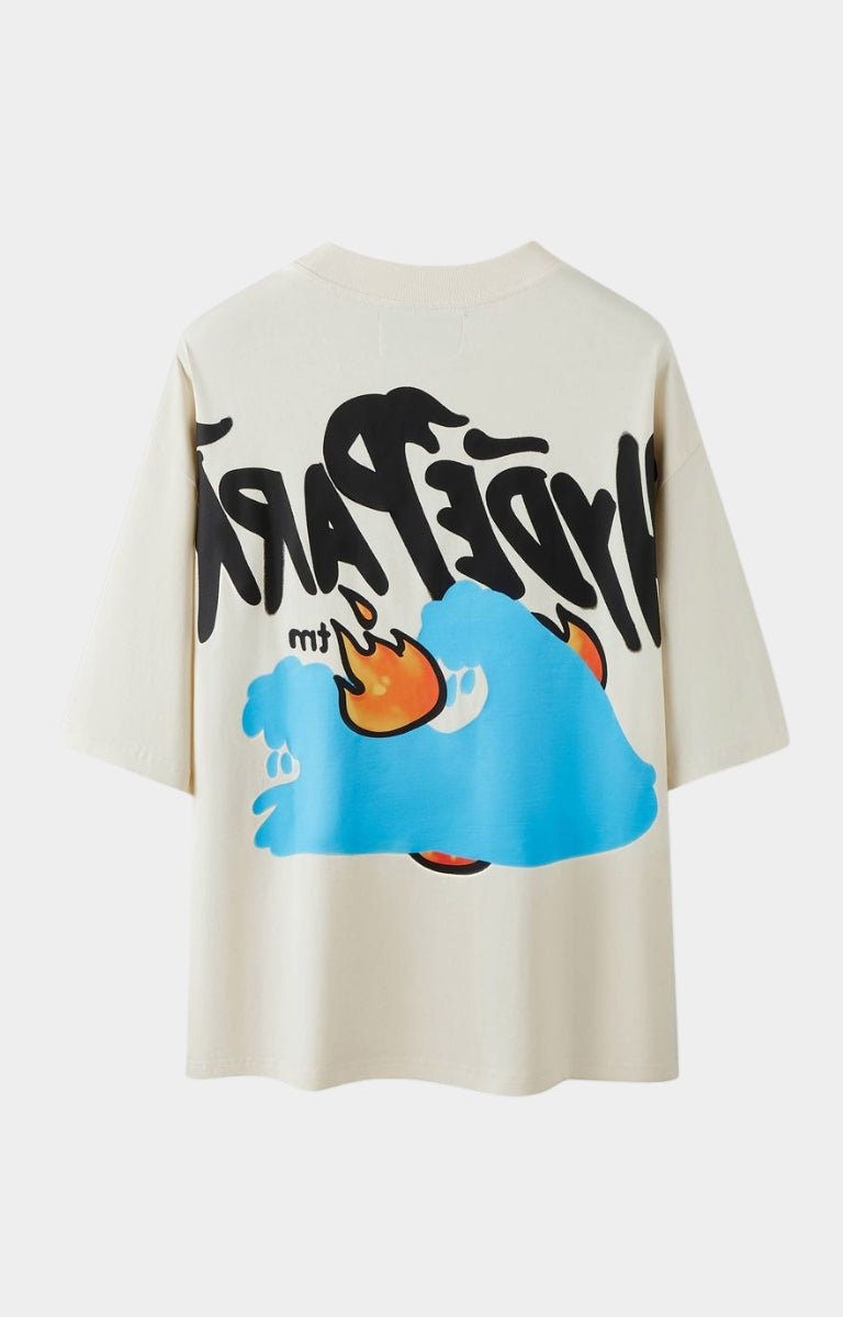 Hyde Park Tsunami Weekend Oversized Tee - Off White