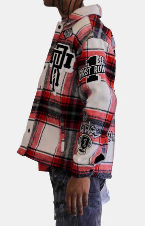 TROPHY ROOM MULTI PATCHES SHACKET