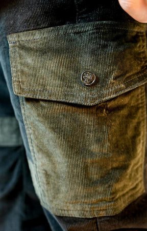 CORDUROY CONVERTIBLE STACKED PANTS